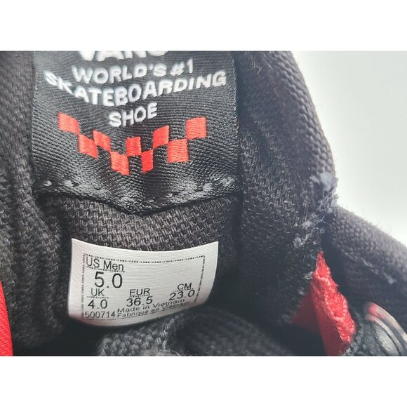 Vans Skate Authentic‎ Paisley Tapestry Mens Black Shoes Size 5 - Picture 6 of 8